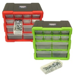 Sealey Parts Cabinet Storage Organiser 12 Drawer